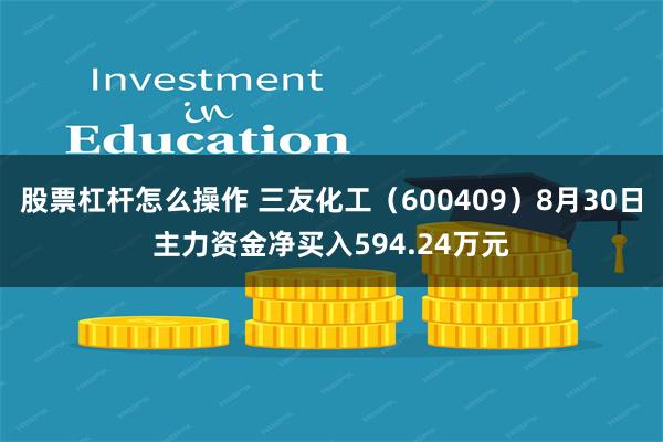 股票杠杆怎么操作 三友化工（600409）8月30日主力资金净买入594.24万元