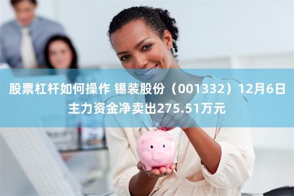 股票杠杆如何操作 锡装股份（001332）12月6日主力资金净卖出275.51万元